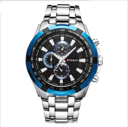 Men’s Watch Business Steel Belt Quartz Watch